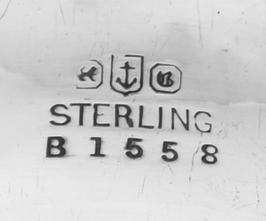 B1558 (Sterling, Hollowware) Napkin Ring by Gorham Silver-3