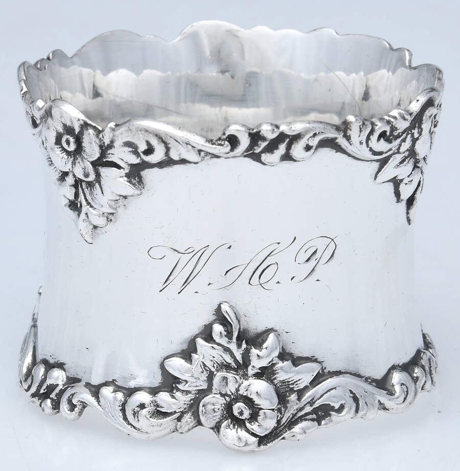 B1558 (Sterling, Hollowware) Napkin Ring by Gorham Silver-1