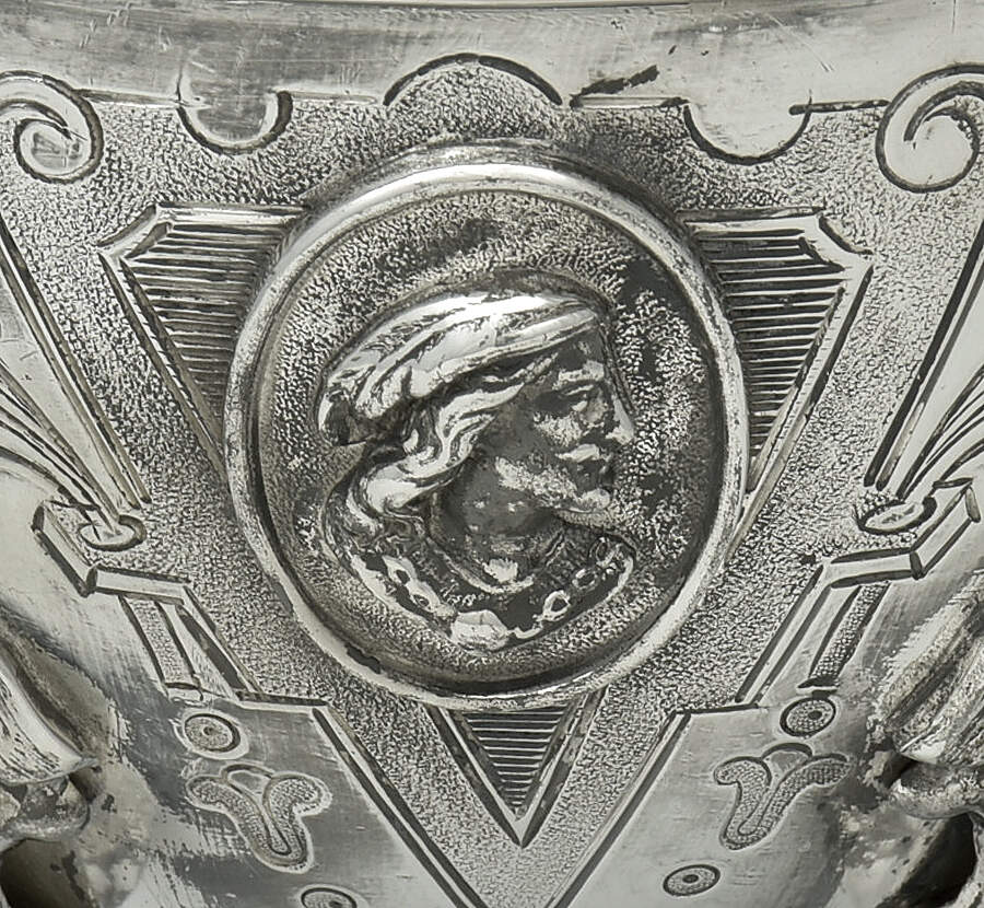 Medallion (Silverplate, 1867, Hollowware) Waste Bowl by International Silver-3