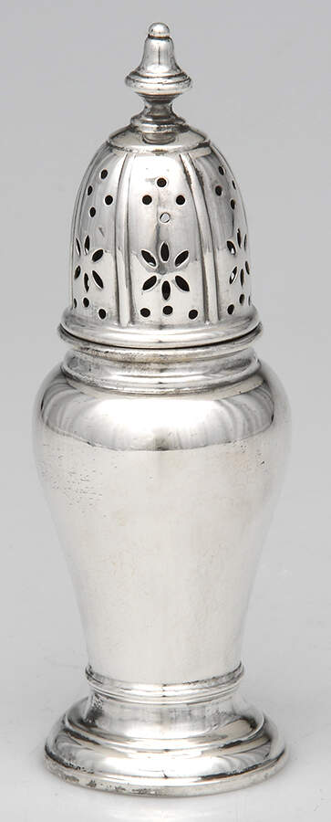 WS33 (Sterling, Hollowware) Muffineer by Old Newbury-1