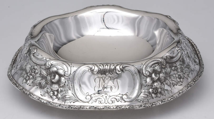 575A (Sterling, Hollowware) 14" Rolled Edge Centerpiece by Reed & Barton-4