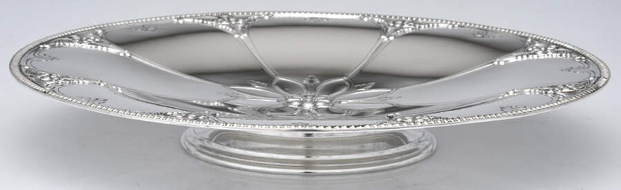 42556 (Sterling, Hollowware) 12" Diameter Pedestal Cake Stand by Tiffany & CO SILVER-3