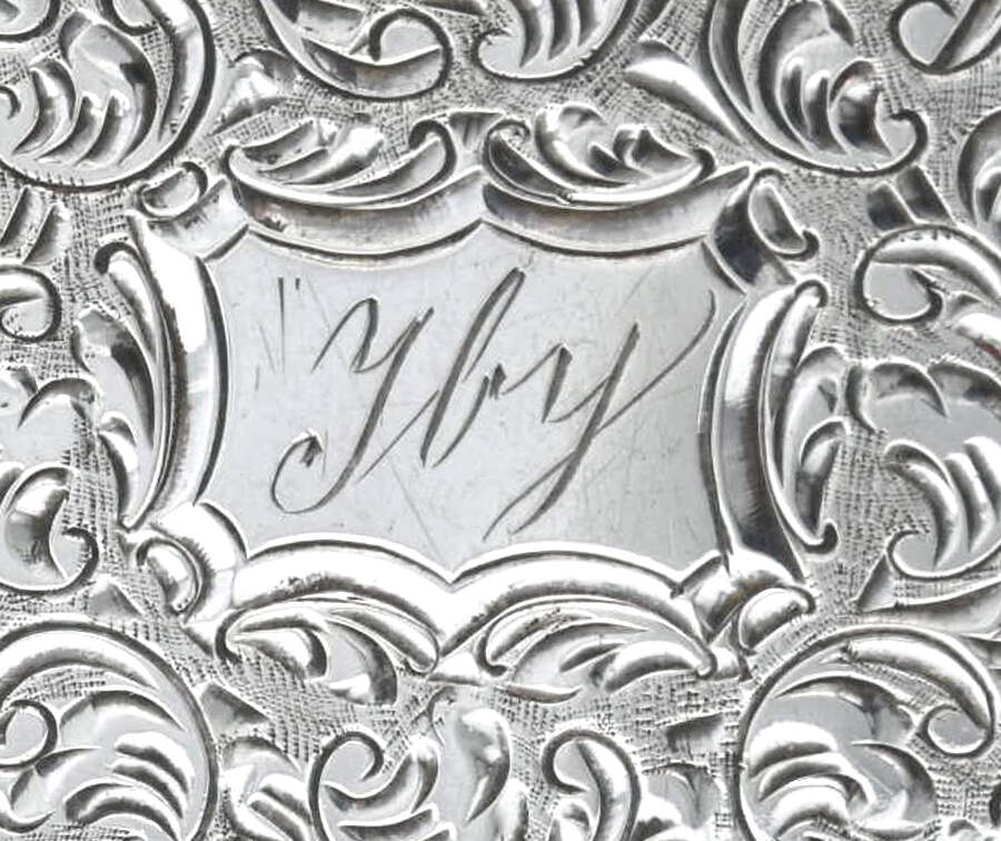 Sterling Hollowware Compact No Mirror by Unknown Manufacturer-3