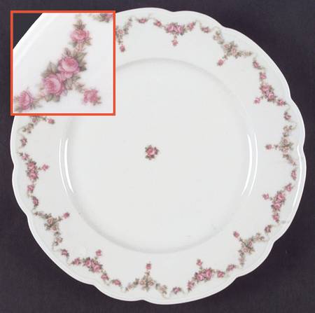 Rose China (Scalloped) by Altrohlau