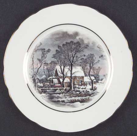 Currier & Ives (Scalloped) by Avon