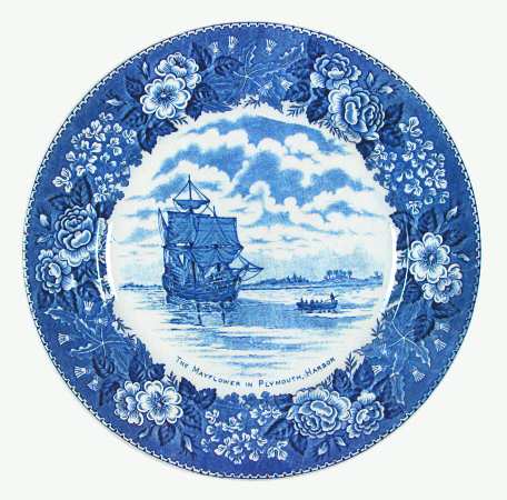 Mayflower In Plymouth Harbor by Adams China