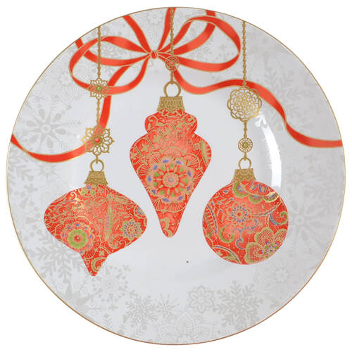 Opulent Ornaments Red by 222 Fifth (PTS)