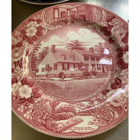 Home of Mary Washington-Red by Adams China