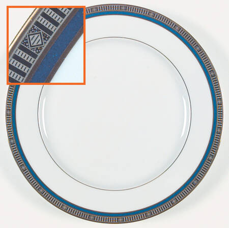 Madison Platinum Blue by Bernardaud