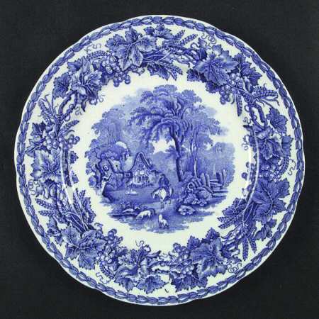 British Scenery Blue (Scalloped, No #) by Booths