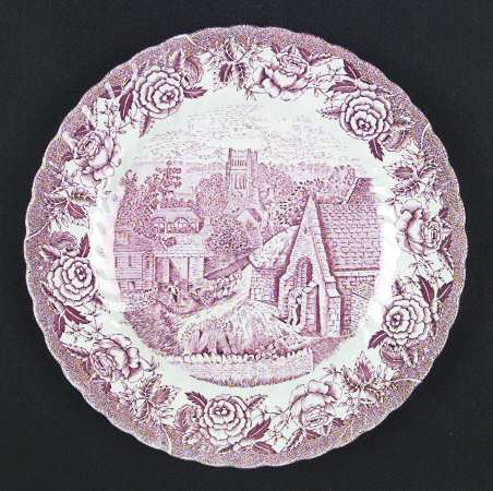 English Country Scenes Red by British Anchor
