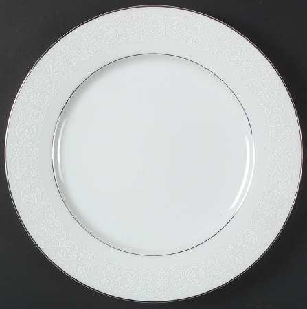 Brentwood White Lace 12" Chop Plate (Round Platter)