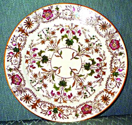 Lahore Brown (Pink Flowers) by T & R Boote