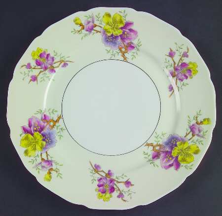 Apple Blossom (White Center, Cream Rim) by Black Knight
