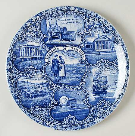 Ye Olde Historical Pottery Blue by British Anchor