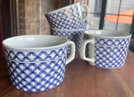 Wickerweave Blue by Georges Briard