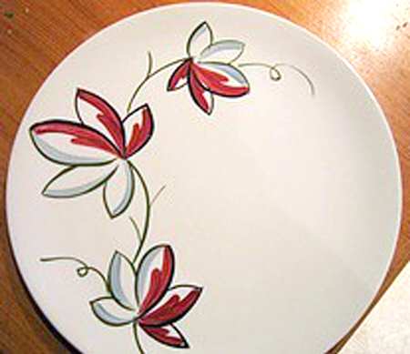 Scarlet Leaves by Blue Ridge Southern Pottery