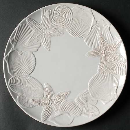 Seahorse and Seashell Menagerie White by Blue Sky