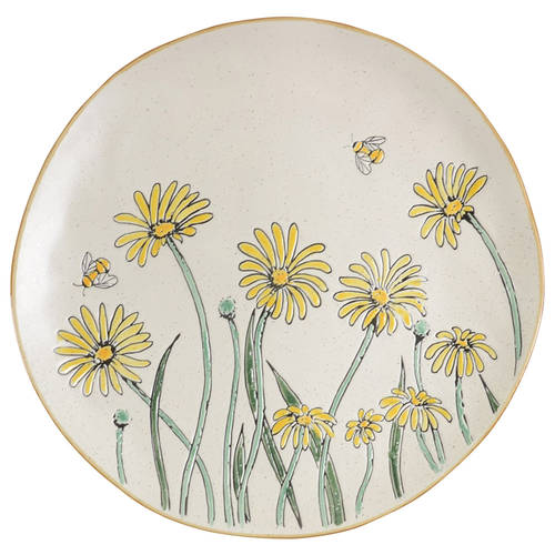 Daisy Bee Field by Blue Sky