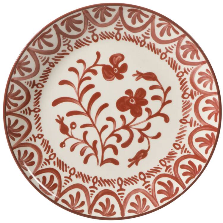 Valencia Flor-Pomegranate Red by Bloomhouse China