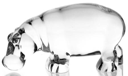 Baccarat Baccarat Crystal Figurines Hippopotamus - With Box