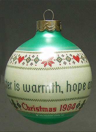 Hallmark 1984 Hallmark Christmas Ornaments Granddaughter - Boxed