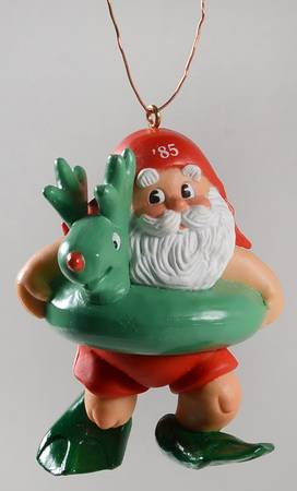 Hallmark 1985 Hallmark Christmas Ornaments Sun And Fun Santa - Boxed