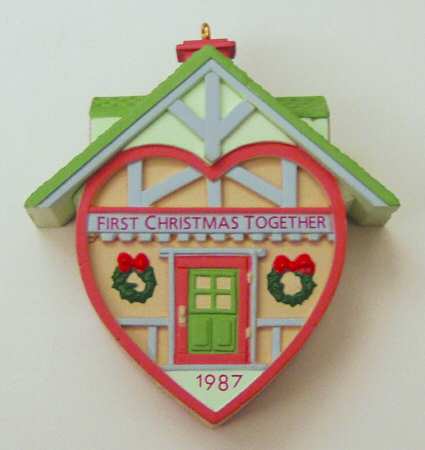 Hallmark 1987 Hallmark Christmas Ornaments 1st Christmas Together-Heart - Boxed