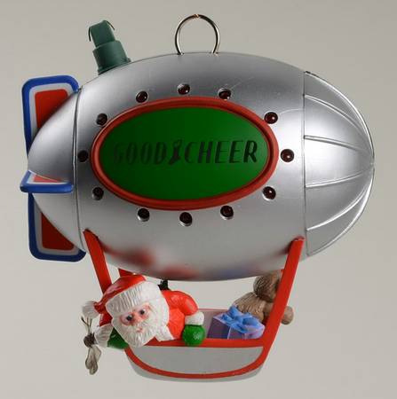 Hallmark 1987 Hallmark Christmas Ornaments Good Cheer Blimp - Boxed