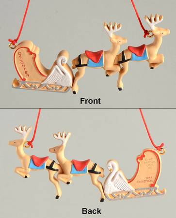 Hallmark 1987 Hallmark Christmas Ornaments Daughter - Boxed