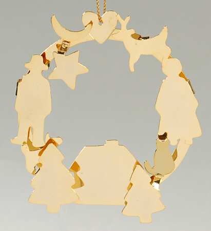Hallmark 1988 Hallmark Christmas Ornaments Glowing Wreath - Boxed