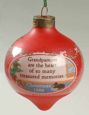 Hallmark 1988 Hallmark Christmas Ornaments Grandparents - Boxed
