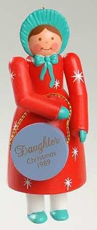 Hallmark 1989 Hallmark Christmas Ornaments Daughter - Boxed