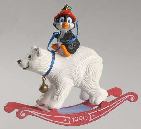 Hallmark 1990 Hallmark Christmas Ornaments Bearback Rider - Boxed