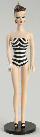 Hallmark Barbie-Nostalgic Series Debut1959-BrunetteClubExclusive-WithBox*