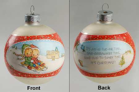 Hallmark Betsey Clark Annual Ornaments It's Joy-In-The-Air Time, Love Everywher - Boxed