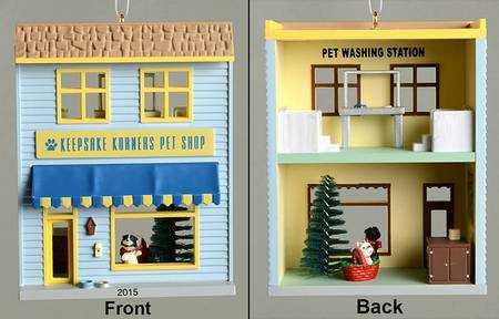 Hallmark Nostalgic Houses & Shops 2015-Keepsake Korners Pet Shop - Boxed