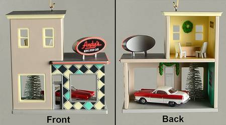Hallmark Nostalgic Houses & Shops 2014-Andy's Cars - Boxed