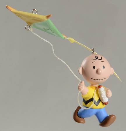 Hallmark Peanuts Christmas Ornament Going Up?-Charlie Brown - No Box