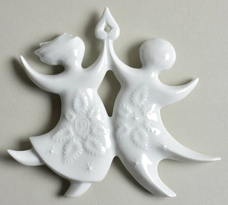 Haviland Christmas Ornament-Haviland Dancing Angel - With Box