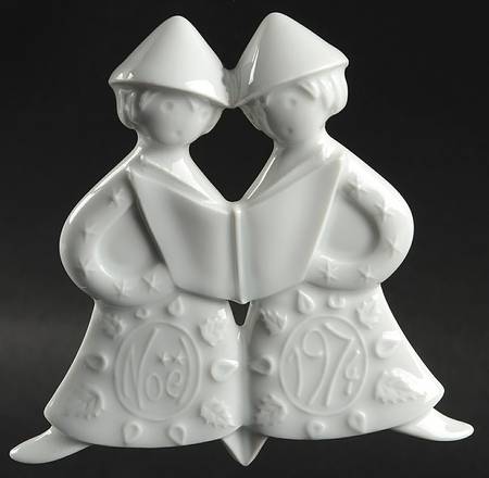 Haviland Christmas Ornament-Haviland Caroling Angels - Boxed