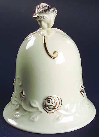 Tea Rose Bell by Lenox