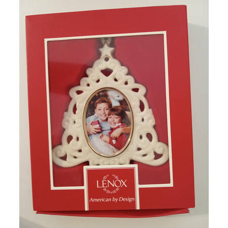 Lenox Lenox Christmas Ornament Christmas Tree Frame Ornament - Boxed