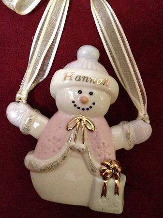 Lenox Lenox Christmas Ornament Snow Kids Ornament-Girl - Boxed