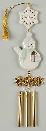 Lenox Lenox Christmas Ornament My Snow Boy Chime Ornament - Boxed