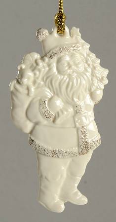 Lenox Lenox Christmas Ornament Santa W/ Tree Charm Ornament - Boxed