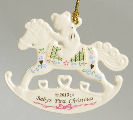 Lenox Baby's First Christmas-Rocking Horse Rocking Horse - Boxed