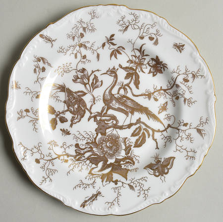 Cairo Gold On White (Embossed) by Coalport