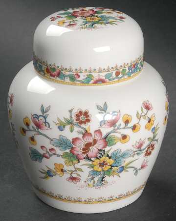 Coalport Ming Rose Ginger Jar & Lid
