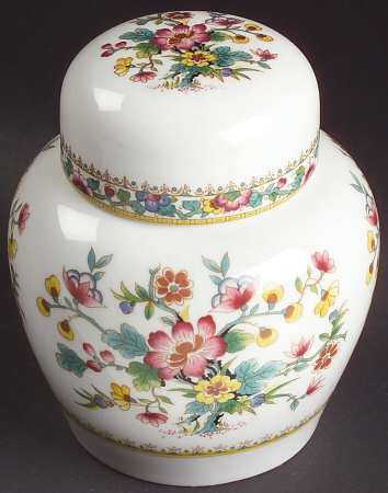 Coalport Ming Rose Medium Ginger Jar & Lid